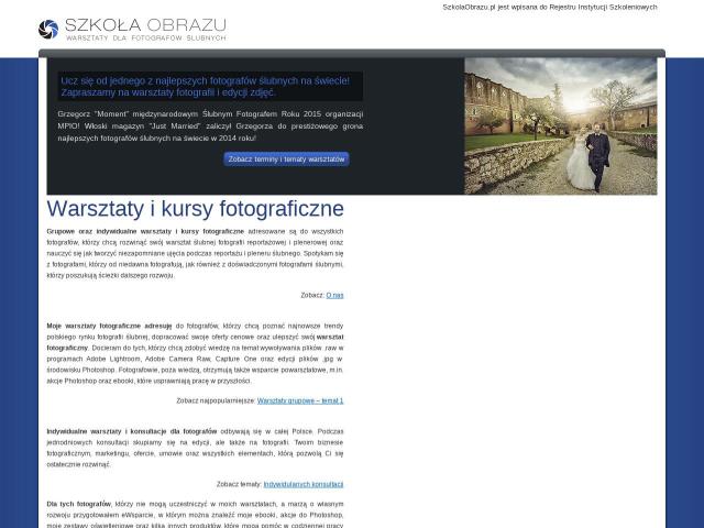 Warsztaty i kursy fotograficzne SzkołaObrazu