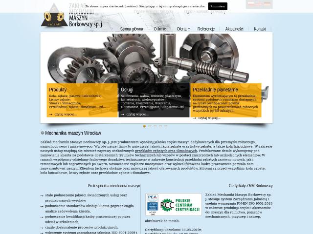 ZAKŁAD MECHANIKI MASZYN Borkowscy Spółka Jawna