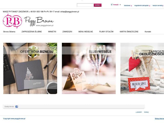 Peggy Brown Salon Dodatków Ślubnych i Weselnych