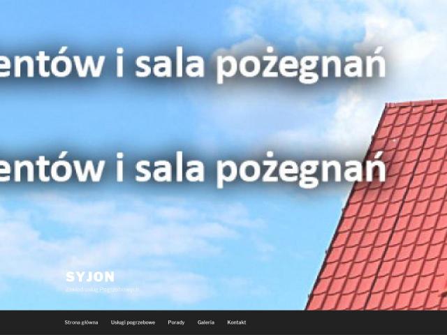 Syjon. Zakład usług pogrzebowych