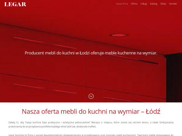 Meble kuchenne Legar Łódź