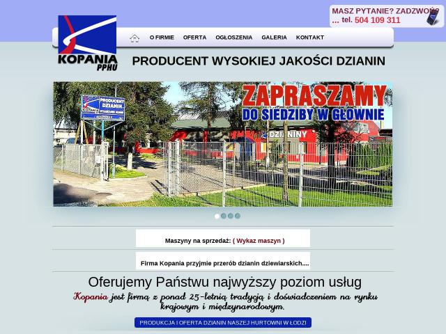 Kopania Łódź - Producent i Hurtownia Dzianin