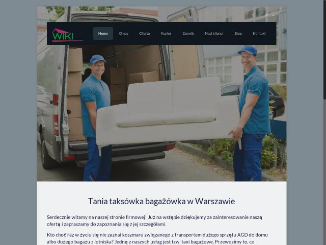 Taxi Bagażówka Wiki Warszawa