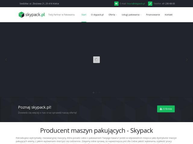 Skypack Maszyny Pakujące