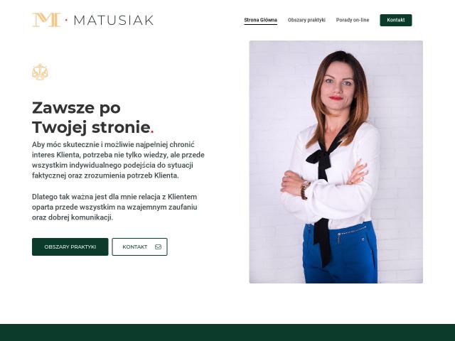Kancelaria Adwokacka Adwokat Weronika Matusiak