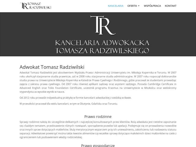 Kancelaria Adwokacka adwokat Tomasz Radziwilski