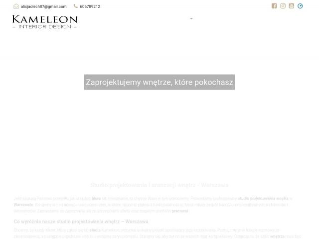 Kameleon- kreatywne studio projektowania wnętrz- Alicja Olech